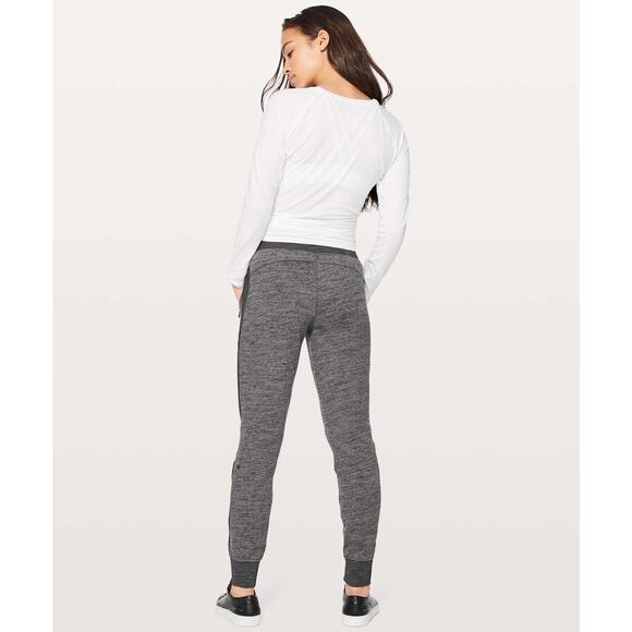 Lululemon Women's Heathered Core Dark Grey / Black Get Going Jogger 28.5" Size 2 - Picture 2 of 10